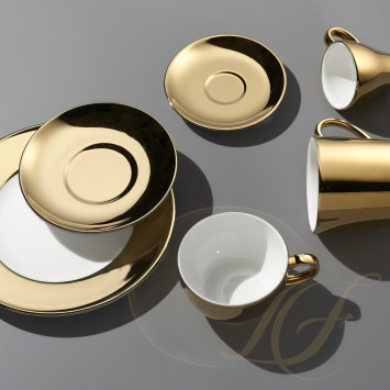 Чашка кофейная с блюдцем 0,25л коллекции Solid Color 