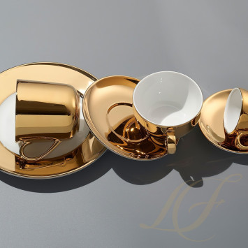 Коллекция Solid Color Gold бренда Dibbern