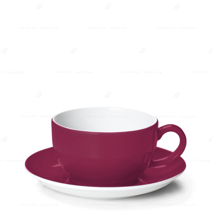 Чашка капучино с блюдцем 0,3л коллекции Solid Color 