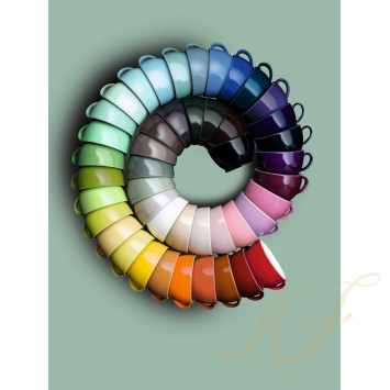 Чашка кофейная с блюдцем 0,25л коллекции Solid Color 