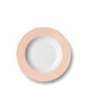 Тарелка глубокая 23см коллекции Solid Color - Peach бренда Dibbern