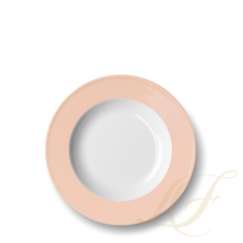 Тарелка глубокая 23см коллекции Solid Color - Peach бренда Dibbern