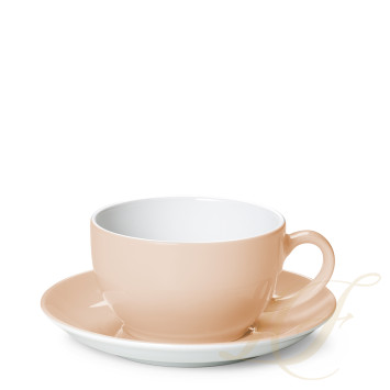 Чашка кофейная с блюдцем 0,25л коллекции Solid Color - Peach бренда Dibbern