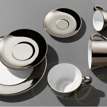 Тарелка 21см коллекции Solid Color - Platin бренда Dibbern