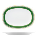 Блюдо овальное 38см коллекции Fluen Heritage Green бренда Fürstenberg