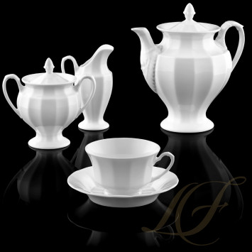 Кофейный сервиз на 6 персон коллекции Grecque бренда Fürstenberg