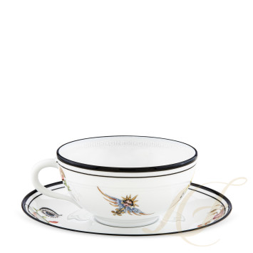 Чашка чайная с блюдцем 0,2л, 2шт. коллекции Arcadia бренда Richard Ginori