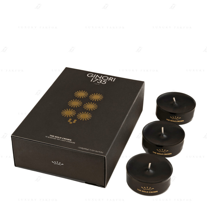 Ароматическая свеча, 12шт. коллекции Il Letterato Refill Gold 