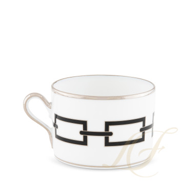 Чашка чайная 0,22л коллекции Catene Nero бренда Richard Ginori