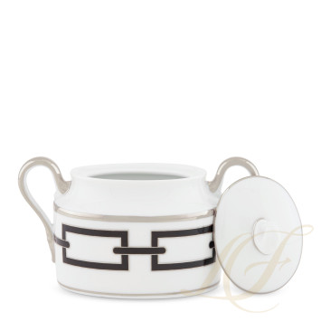 Сахарница 8см коллекции Catene Nero бренда Richard Ginori