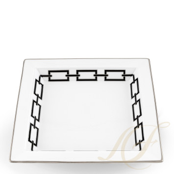 Чаша квадратная 24,5см коллекции Catene Nero бренда Richard Ginori