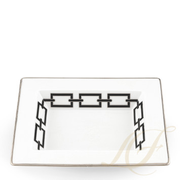 Чаша прямоугольная 19х15,5см коллекции Catene Nero бренда Richard Ginori