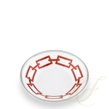 Блюдце для чашки эспрессо 11см коллекции Catene Scarlatto бренда Richard Ginori