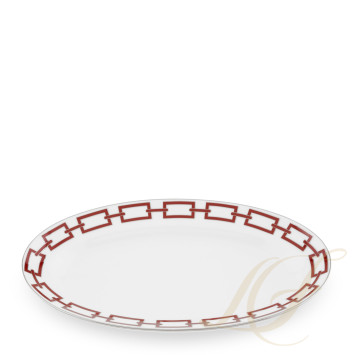 Блюдо для гарнира 23,8см коллекции Catene Scarlatto бренда Richard Ginori