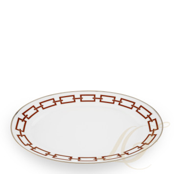 Блюдо овальное 40,8см коллекции Catene Scarlatto бренда Richard Ginori