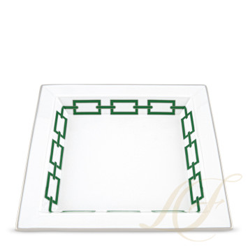 Чаша квадратная 24,5см коллекции Catene Smeraldo бренда Richard Ginori