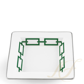 Чаша квадратная 18см коллекции Catene Smeraldo бренда Richard Ginori