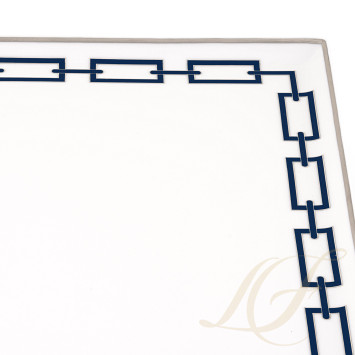 Чаша квадратная 30,9см коллекции Catene Zaffiro бренда Richard Ginori