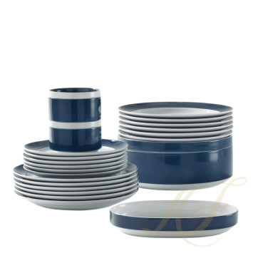 Столовый сервиз на 6 персон, 25 предметов коллекции Colonna Blue Limited Re-edition бренда Richard Ginori