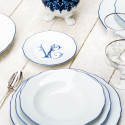 Тарелка закусочная 21см коллекции Corona Blue Cobalto бренда Richard Ginori