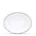 Блюдо овальное 34см коллекции Corona Blue Cobalto бренда Richard Ginori