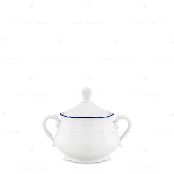 Сахарница 10см коллекции Corona Blue Cobalto бренда Richard Ginori