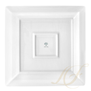 Чаша квадратная 24,5см коллекции Corona Monogram Oro Brillante бренда Richard Ginori