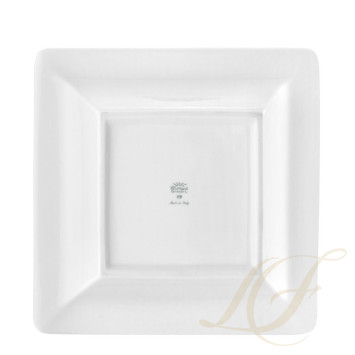 Чаша квадратная 18см коллекции Corona Monogram Oro Brillante бренда Richard Ginori