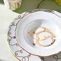 Коллекция Corona Monogram - Oro Brillante бренда Richard Ginori