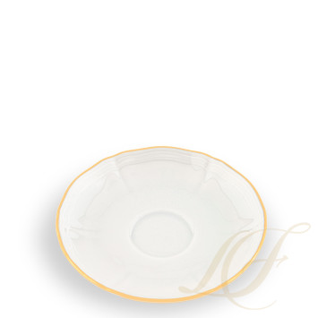 Блюдце для чашки кофейной 13,5см коллекции Corona Oro Brillante бренда Richard Ginori