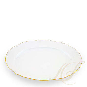 Блюдо овальное 38,5см коллекции Corona Oro Brillante бренда Richard Ginori