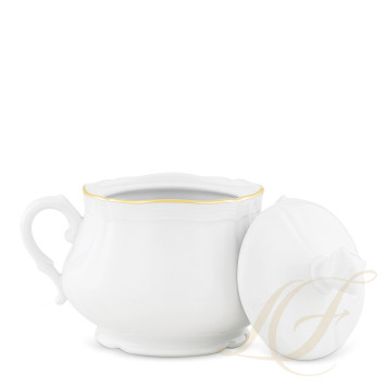 Сахарница 10см коллекции Corona Oro Brillante бренда Richard Ginori