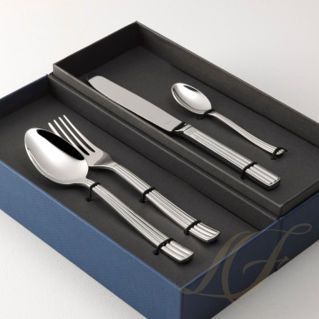Набор столовых приборов на 6 персон, 24 предмета коллекции Diana Silver 