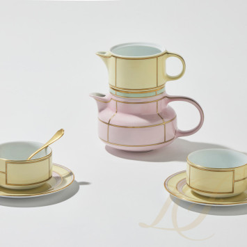 Чашка чайная с блюдцем 0,24л, 2шт.  коллекции Diva Giallo бренда Richard Ginori