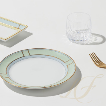 Тарелка главная 24см коллекции Diva Verde бренда Richard Ginori