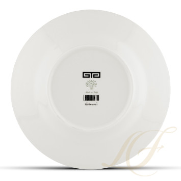 Тарелка суповая 24,5см коллекции Labirinto Nero бренда Richard Ginori