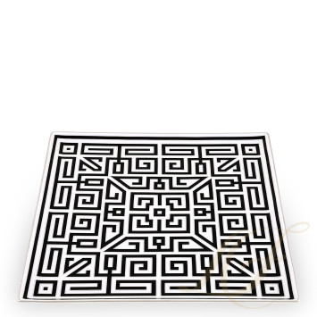 Чаша квадратная 30,9см коллекции Labirinto Nero бренда Richard Ginori