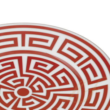Тарелка закусочная 22см коллекции Labirinto Scarlatto бренда Richard Ginori