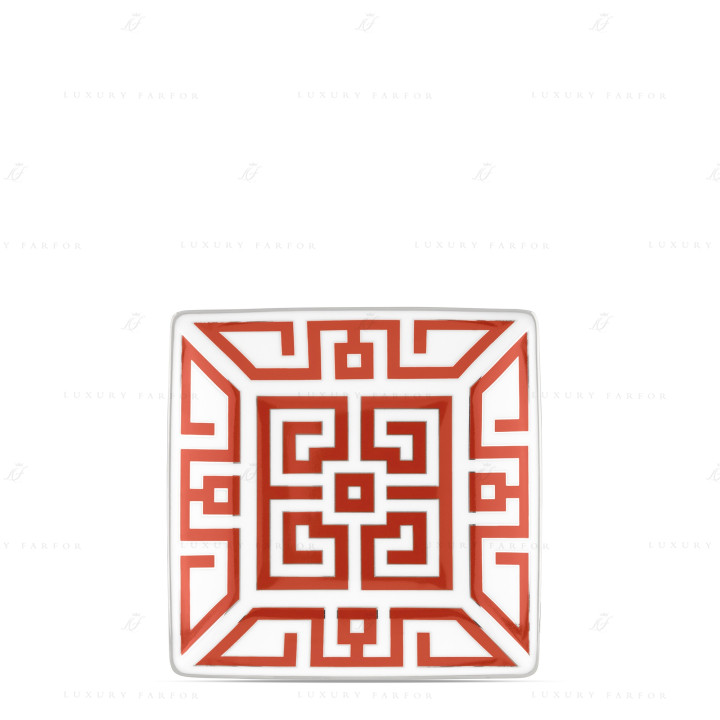 Чаша квадратная 13,5см коллекции Labirinto Scarlatto бренда Richard Ginori