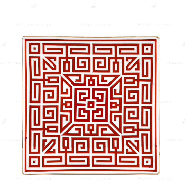 Чаша квадратная 30,9см коллекции Labirinto Scarlatto бренда Richard Ginori