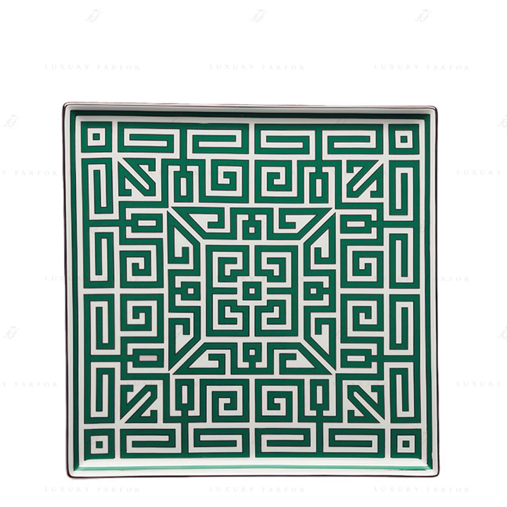 Чаша квадратная 30,9см коллекции Labirinto Smeraldo бренда Richard Ginori