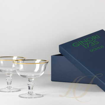 Бокал для шампанского 0,2л, 2шт.  коллекции Medici Gold бренда Richard Ginori