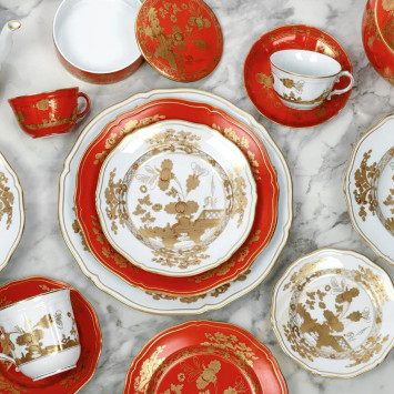 Тарелка закусочная 21см коллекции Oriente Italiano Aurum бренда Richard Ginori