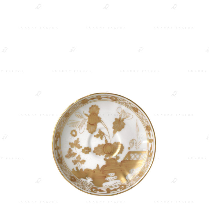 Блюдце для чашки кофейной 13,5см коллекции Oriente Italiano Aurum бренда Richard Ginori