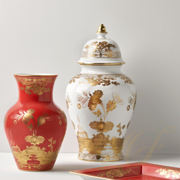 Ваза с крышкой 38,3см коллекции Oriente Italiano Aurum бренда Richard Ginori