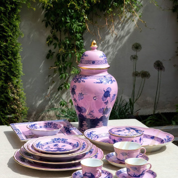 Ваза с крышкой 31см коллекции Oriente Italiano Azalea бренда Richard Ginori