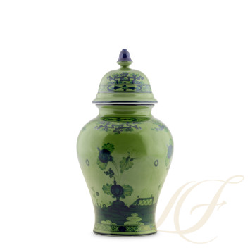 Ваза с крышкой 31см коллекции Oriente Italiano Malachite бренда Richard Ginori