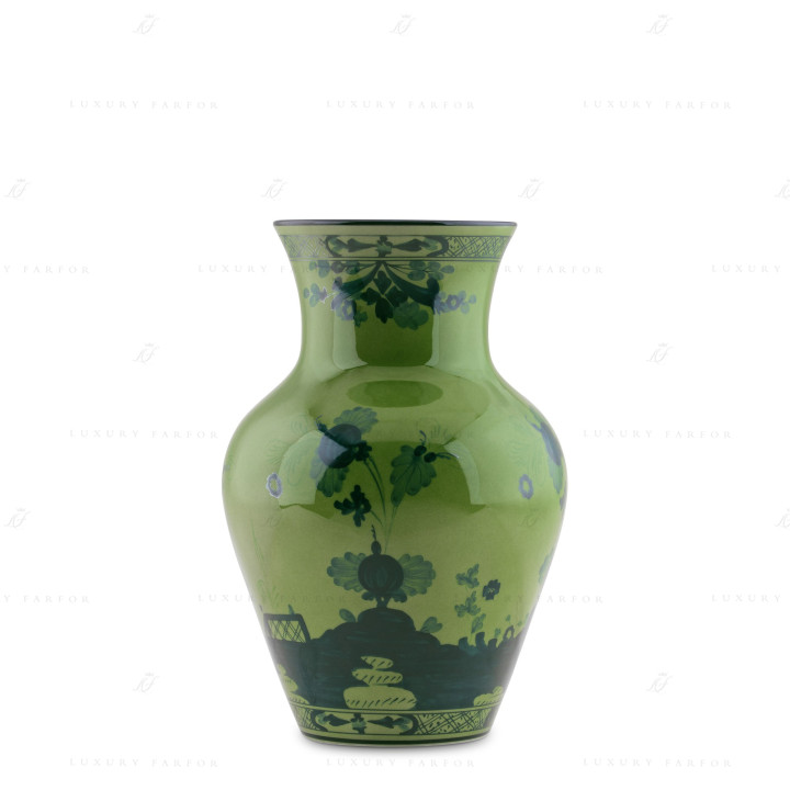Ваза 25см коллекции Oriente Italiano Malachite бренда Richard Ginori