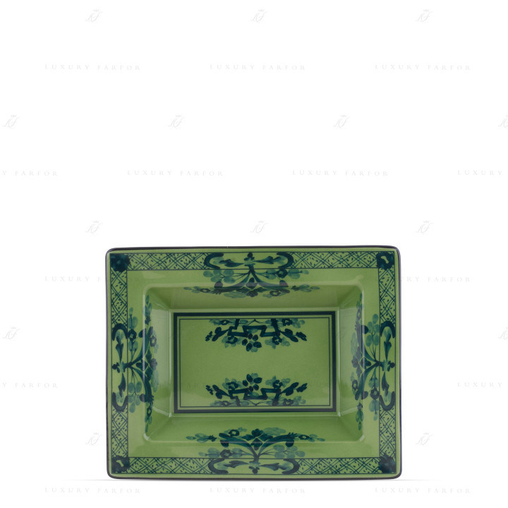 Чаша прямоугольная 19х15,5см коллекции Oriente Italiano Malachite бренда Richard Ginori