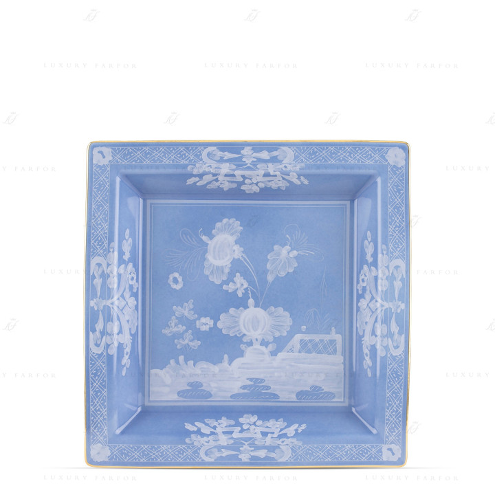 Чаша квадратная 24,5см коллекции Oriente Italiano Pervinca бренда Richard Ginori